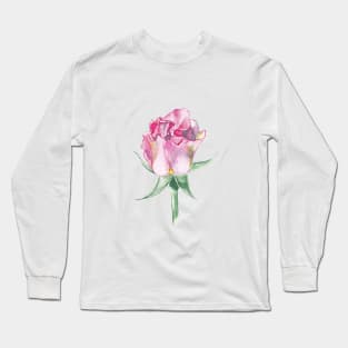 Pink rose Long Sleeve T-Shirt